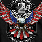 Patriotic Eagle USA American Flag Biker T-Shirt 2nd Amendment Motorcycle Tattoos slash2gash S2G