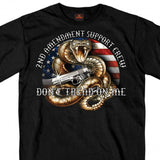 2nd Amendment Rattler T-Shirt Don't Tread On Me Gun Rights snake w/ pistol slash2gash S2G