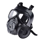Airsoft Paintball Dummy Gas Mask with Fan for Cosplay Protection Halloween Evil Antivirus