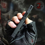 Gold Recon OTF Knife D/A Black Switchblade *Limited Edition* Automatic Delta Force Knives - Dagger Plain