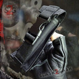 Delta Force Gold OTF Knife D/A Black Switchblade *Limited Edition* Automatic Knives - Tactical Sheath