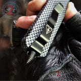 Delta Force Gold OTF Knife D/A Carbon Fiber Switchblade *Limited Edition* Automatic Knives - Dagger Plain