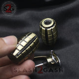 Grenade Fire Starter - Emergency Permanent Match Survival Key Chain Flint Camping Kerosene Lighter