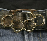 Classic Knuckles with Belt Attachment (Horizontal Carry) - Gold Buckle