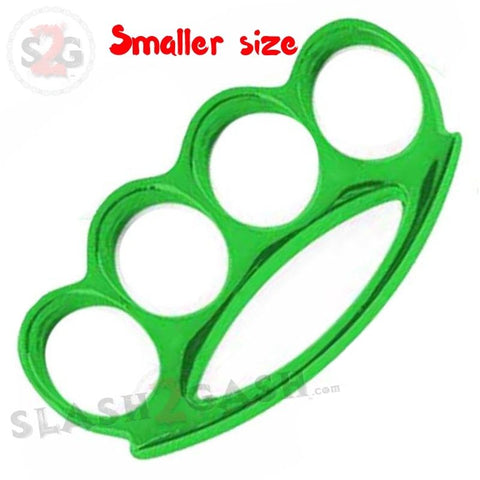 Small Fat Boy Knuckles Belt Buckle & Paperweight - Solid Green