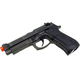 HFC Full Auto M9 Baretta Metal Gas Blowback Airsoft Pistol W/ Gun Case