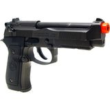 HFC Full Auto M9 Baretta Metal Gas Blowback Airsoft Pistol W/ Gun Case