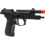 HFC Full Auto M9 Baretta Metal Gas Blowback Airsoft Pistol W/ Gun Case