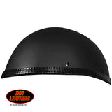 Hot Leathers Eagle Style Matte Black Low Profile Novelty Helmet Dull