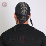Hot Leathers Skull Cavern Headwrap Premium Motorcycle Durag