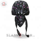 Hot Leathers Lady Rider Bling Premium Head Wrap Durag w/Rhinestones