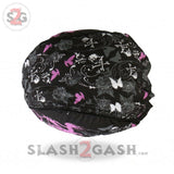 Hot Leathers Lady Rider Bling Premium Head Wrap Durag w/Rhinestones