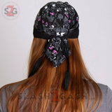 Hot Leathers Lady Rider Bling Premium Head Wrap Durag w/Rhinestones
