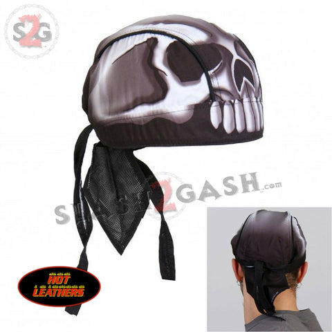 Hot Leathers Skull Head Premium Headwrap Motorcycle Durag