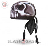 Hot Leathers Skull Head Premium Headwrap Motorcycle Durag