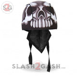 Hot Leathers Skull Head Premium Headwrap Motorcycle Durag