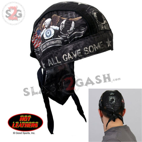 Hot Leathers All Gave Some Headwrap Premium POW Military Biker Du-Rag