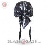 Hot Leathers Death Wings Premium Headwrap "Reaper" Biker Du-Rag Doo Rag Skull Cap