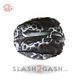 Hot Leathers Death Wings Premium Headwrap "Reaper" Biker Du-Rag Doo Rag Skull Cap