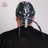 Hot Leathers Death Wings Premium Headwrap "Reaper" Biker Du-Rag Doo Rag Skull Cap