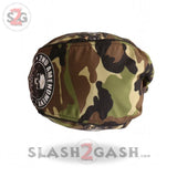 Hot Leathers 2nd Amendment Camo Skull Headwrap Premium Biker Du-Rag Head Wrap HWH1094