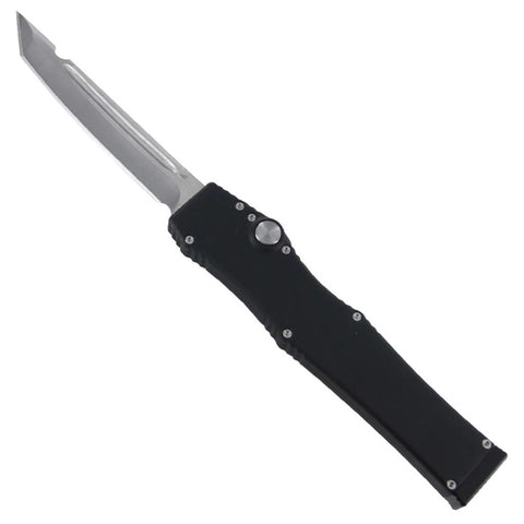 Arc Angel OTF Single Action S/A Black Automatic Knife - Tanto