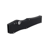 Arc Angel OTF Single Action S/A Black Automatic Knife - Tanto