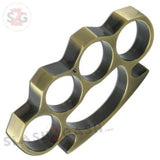 Classic Heavy Duty Belt Buckle & Paperweight - Bronze Brass Knuckles Solid Aluminum