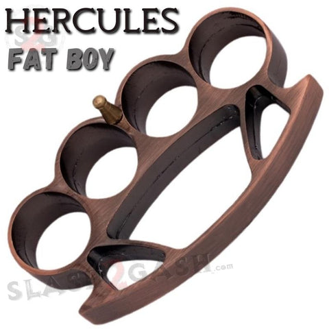 Copper HERCULES Knuckles Extra Wide Large Chubby Chunk Buckle - Big Hands Tall Paper Weight