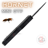California Legal Mini OTF Dual Action Automatic Knife - Black Hornet