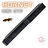 California Legal Mini OTF Dual Action Automatic Knife - Black Hornet