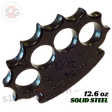 Black Knuckles Spiked Dalton Global Paperweight Irish Devil Steel Pointed Duster Buckle - Robbie Dalton Irish Basher
