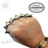 Black Knuckles Spiked Dalton Global Paperweight Irish Devil Steel Pointed Duster Buckle - Robbie Dalton Irish Basher