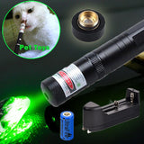Green Laser Pointer Pen JD-851 High Power Military Grade 10 Miles + Star Cap + Battery + Charger 532nm