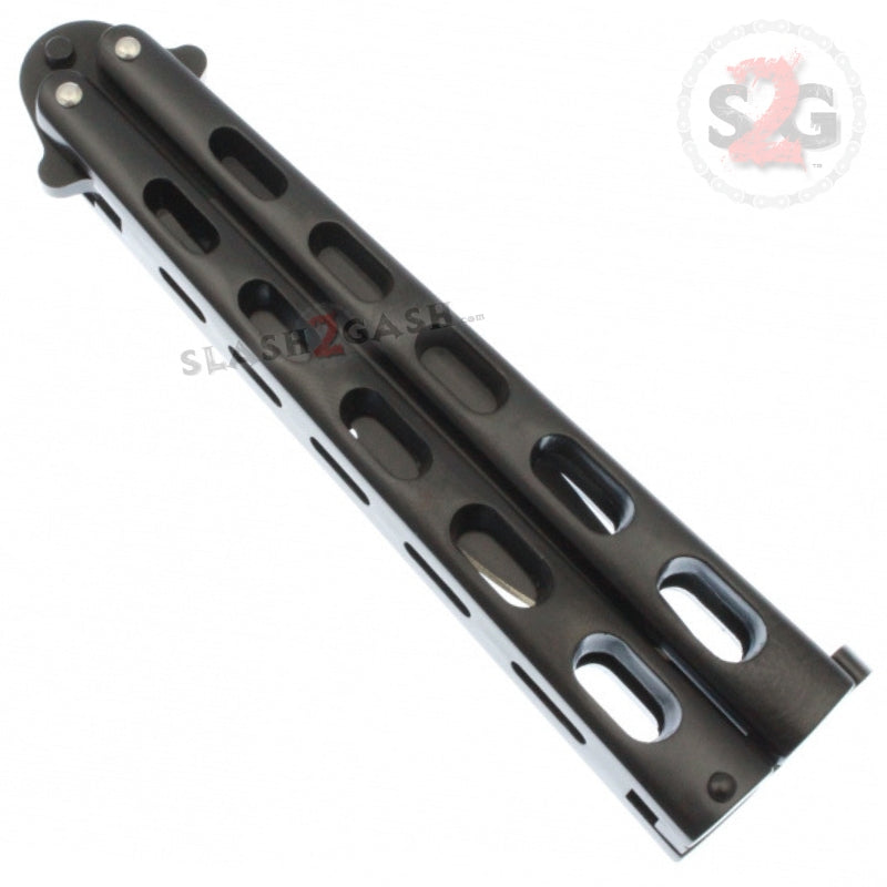 Jaguar HEAVY Butterfly Knife Big FAT Balisong Asst. Colors Slash2Gash