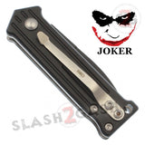 Mini Joker Automatic Knife California Legal Switchblade - Black