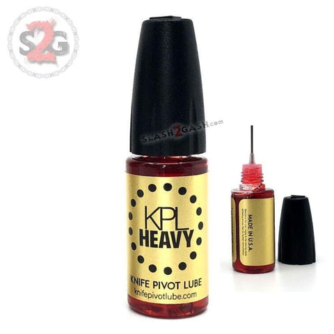 KPL Heavy Knife Oil Pivot Lube Lubricant for Knives - 10 mL Bottle with Needle Applicator slash2gash S2G