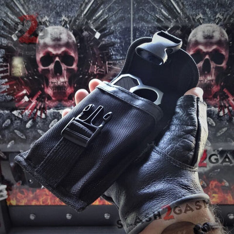 SPARE KNUCKLE OTF SHEATH NYLON SWITCHBLADE KNIFE CASE W/ BUCKLE replacement pouch S2G Tactical Belt Holster