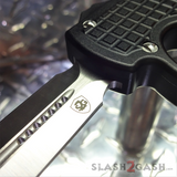 Knuckle OTF w/ Spikes S2G Tactical Switchblade Trench Knife - Dagger