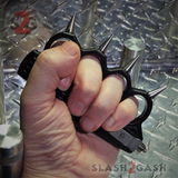 Knuckle OTF w/ Spikes S2G Tactical Switchblade Trench Knife - Dagger