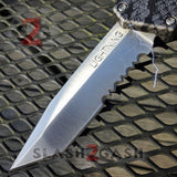 Snake Skin Lightning OTF Knife D/A Automatic Switchblade - Tanto Serrated