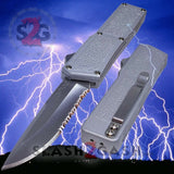 Lightning OTF Dual Action Silver Automatic Knife - TAIWAN (discontinued)