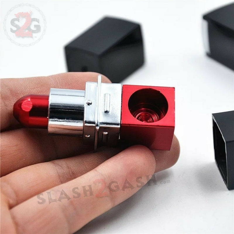 cigarette tobacco pipe Lipstick Pipe Smoking Tobacco Conceal Metal Bowl cigarette tobacco pipe Lipstick Pipe Smoking Tobacco Conceal Metal Bowl