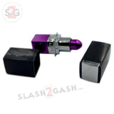 Lipstick Pipe Smoking Tobacco Conceal Metal Bowl - Hidden Pipe