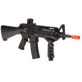 WELL D4816 M4 S-System Electric Airsoft Rifle Full Auto AEG Gun - Hybrid Gearbox, Metal & Plastic Gears