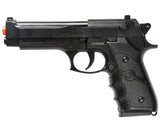 UKARMS M9 Baretta Black Plastic Airsoft Pistol Spring Handgun M757B