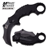 Black G10 Karambit Claw Spring Assisted Folding Knife Combat Tactical 8"