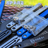 MXNIUM Channel Balisong Swordfish Butterfly Knife w/ Tuning Fork - DING