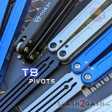 MXNIUM Channel Balisong Swordfish Butterfly Knife w/ Tuning Fork - DING