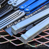 MXNIUM Channel Balisong Swordfish Butterfly Knife w/ Tuning Fork - DING